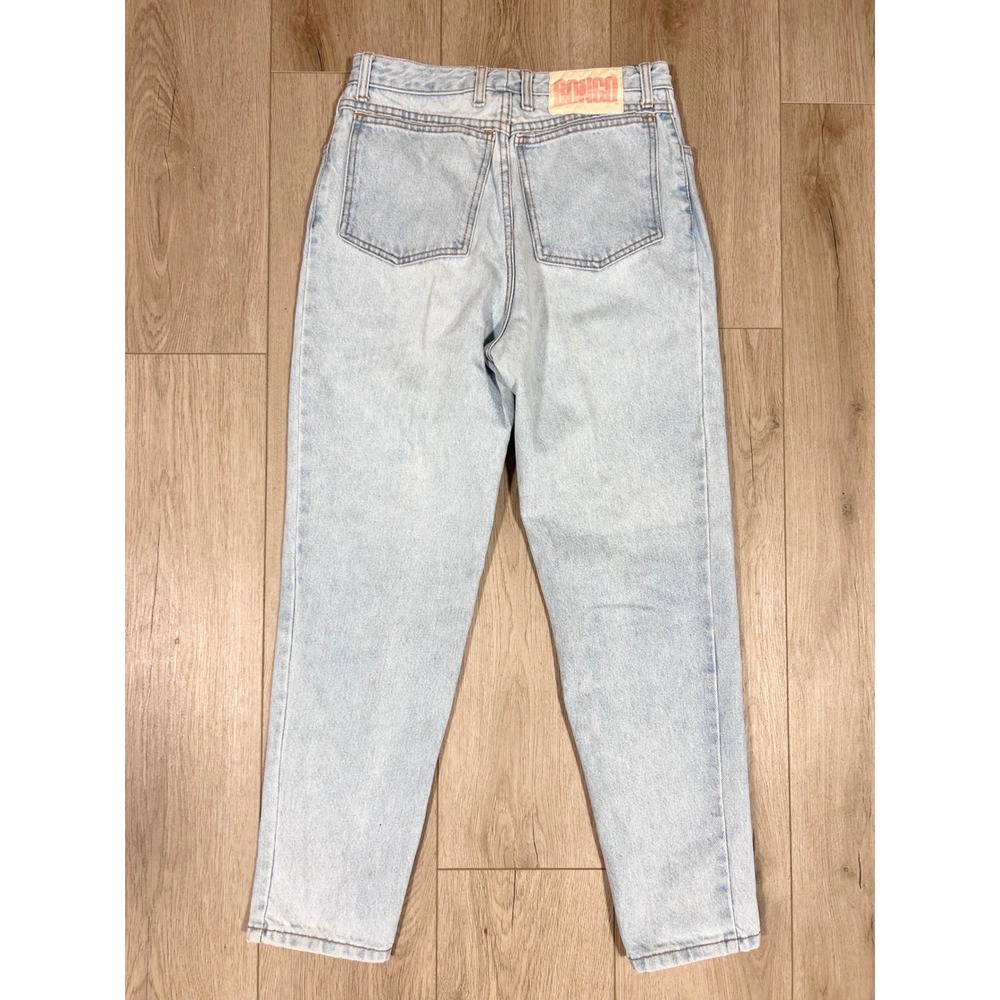 Vintage Bongo Gene Montesano High Waisted Mom Jeans Light Wash Made in USA 11